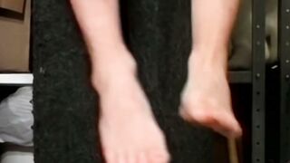 Lil Baby Gets Sticky Feet With Thick Cum Load