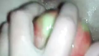 Solo Amateur Surprise Anal Strap-On Play