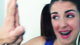 Petite Brunette Sally Squirt Gets Hardcore Pussy Banged