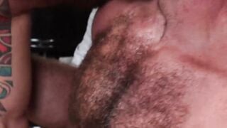 Muscular Bear in Montreal Gives Hot Guy a Sexy Massage