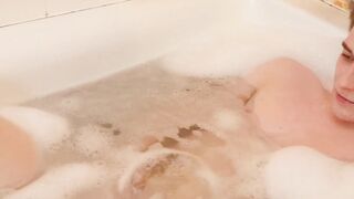 Twink Broc Adams Jocks Uncut Cock During Bubble Bath Foot Play