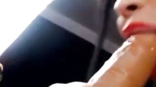 Raw Amateur Deep Throat Webcam Sucking