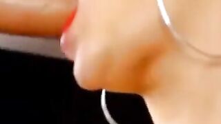Raw Amateur Deep Throat Webcam Sucking