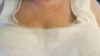 Mature BBW Nancy Plays with Her Big Tits on Webcam