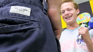 barely legal Blond Twink Rides Boyfriend's Big Cock to Cum