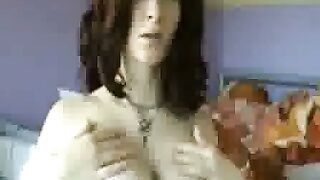 German Amateur Babe with Huge Natural Tits