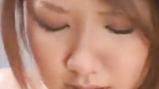 Asian Amateur with Big Tits Sucks