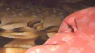 Busty Russian MILF Plays with Dildo on Webcam