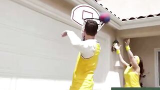 Wild MILF Foursome During Basketball Game