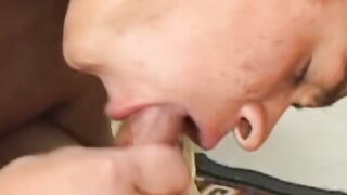 Yummy Latino Twinks Share Blowjobs and Hard Ass Banging
