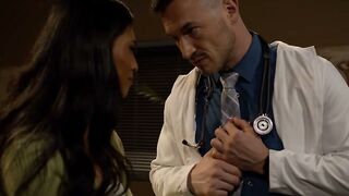 Late Night Office Fuck With Horny Trans Patient