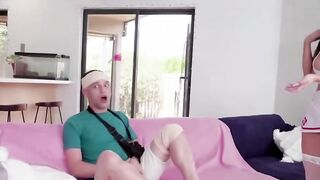 Curvy Latin Nurse Violet Myers Seduces Johnny Love