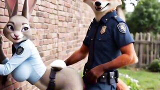 Nick Pound Judy's Big Tits and Spray Cum on Her Cute Face