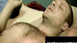 Gay Taz Gets a Wild Blowjob and Handjob