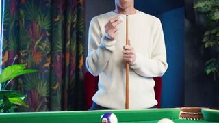 Slutty Blonde Eve Gets Raw Pool Table Sex