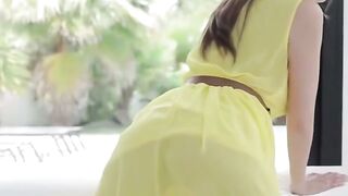 Busty Brunette Abigail Mac Gets Sensual Cunnilingus