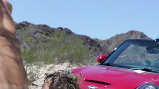 Danny Fantasy Bareback Public Desert Fuck with Joey Dane