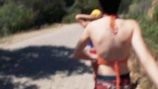 Lucky Guy Picks Up Three Cute Brunettes For Hard Ass Sex