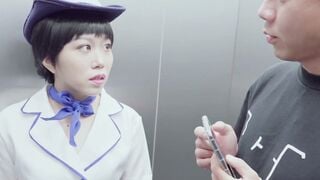 Japanese Babe Joanne Sweet Gets Hard Pounded in Elevator