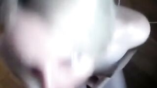 Skinny Blonde Amateur Webcam Blowjob and Facial