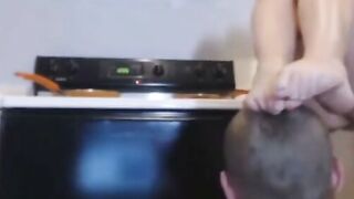 Amateur Couple's Spicy Kitchen Sex Session
