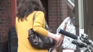 Japanese Brunettes Pee Together In Voyeur