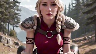 Astrid Gets Deep Anal Sex in the Wild with Hiccup
