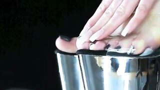 Toes Bdsm Sub Worships Girlfriend into Insane Domination Game