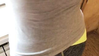 POV Creampie in My Busty Stepsister's Wet Panties