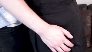 Curvy Blonde BBW MILF Vicky Anne Gives Deep Home Blowjob