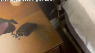 Blindfolded Wife Surprised by Husband and Friend for Double Creampie