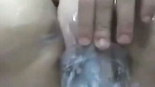 Big-Titted Solo Girl Squirts While Masturbating on Webcam