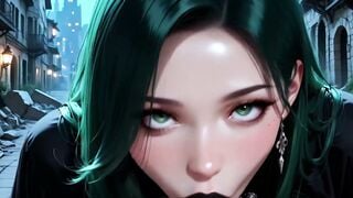 Gothic Beauty Takes a Rough Facial in the Ruins