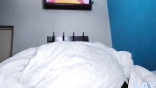 Pregnant Latina Teen Sucks Cock After Shower