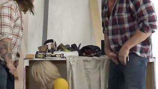 Ariel Demure Gets Barebacked by Her Husband's Trans Worker