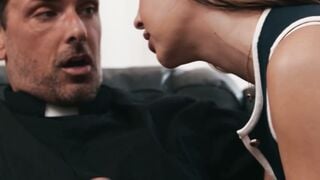 Busty MILF Melissa Stratton Caught in Hardcore Sex with a Priest
