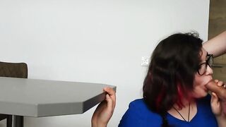 Nerdy Teen Nurse Roleplay: Rough Throat Fuck and Cumshot