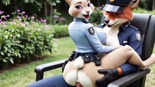 Nick Pound Judy's Long Boobs and Facial into 3D Animation