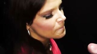 Syren De Mer Swallows 12 Loads in a Glory Hole Session