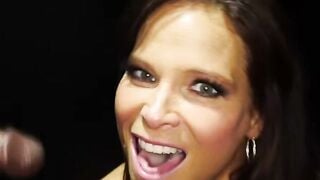 Syren De Mer Swallows 12 Loads in a Glory Hole Session