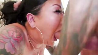 Curvy Asian Connie Perignon Gets Pounded With A Massive Dick