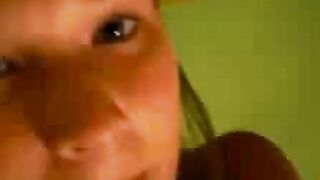 Amateur Solo Girl Teases and Masturbates on Webcam