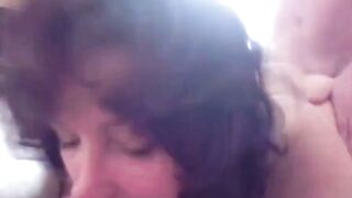 Amateur Hotwife Gets Gangbanged While Cheating on Her Husband