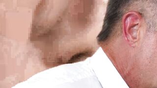 Suited Daddy Reece Scott Claims His Twink Prize