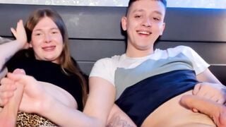 Mutual Cock Worship and Passionate Handjobs