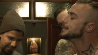 Brandon Moore Blindfolded Gay Orgy