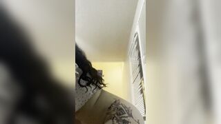 Emo College Babe Shows Off Her Ass In Solo Amateur Video