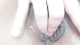 Japanese Brunette Babe Solo Dildo Play and Pussy Tease