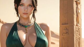 Exotic Goddess Ai Gets Slammed in the Egyptian Sands