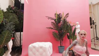 Sasha Beart Seduces The Camera Inside A Erotic Backstage Tease